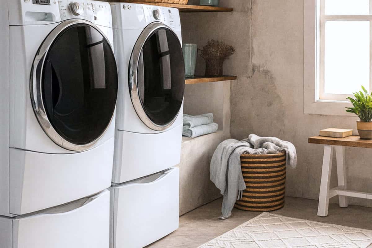 21 Unfinished Basement Laundry Room Ideas (on a Budget)